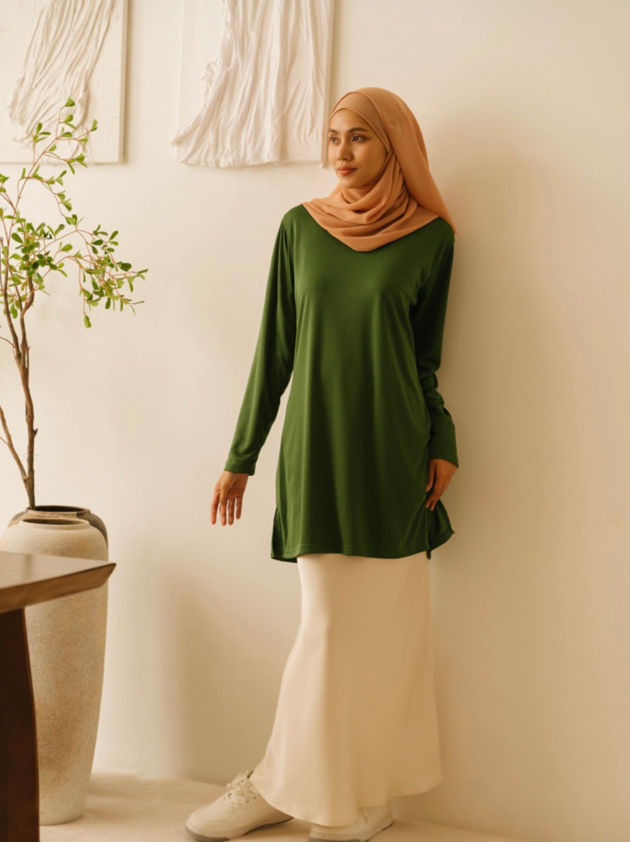 QDM Rightway 56 – Muslimah Quick Dry Long Sleeve T-Shirt