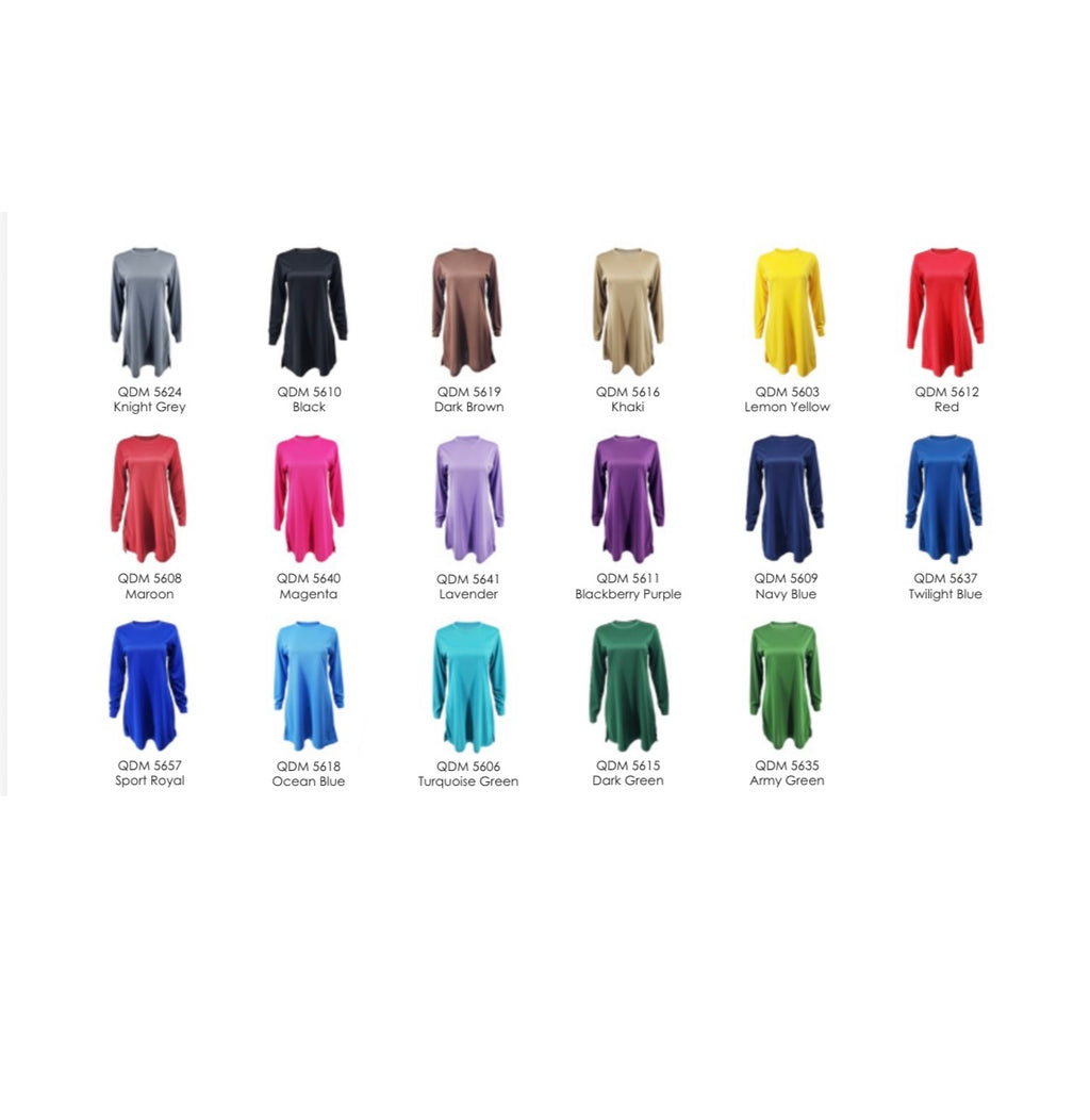 QDM Rightway 56 – Muslimah Quick Dry Long Sleeve T-Shirt