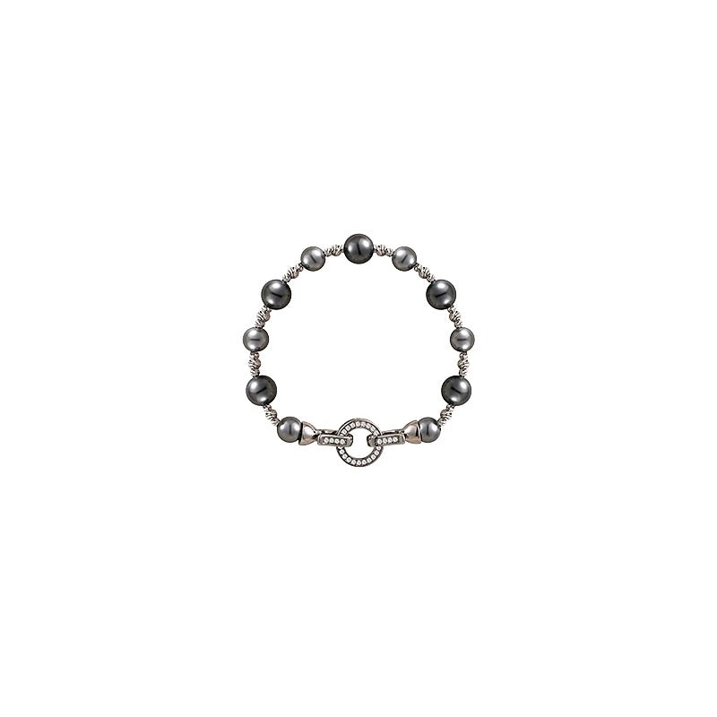 JOSI Misty Pearl — Grey Pearl Beaded Bracelet JG201
