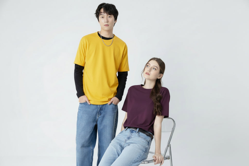 NHR1100 CREW NECK THIN COTTON T SHIRT