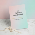 A4 Custom Print Flyer