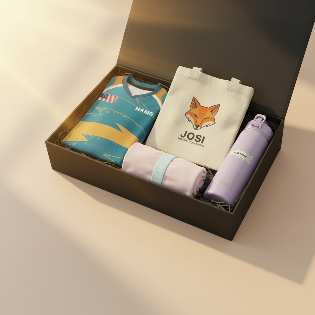 Gift Box 1 - Teal Orange Jersey